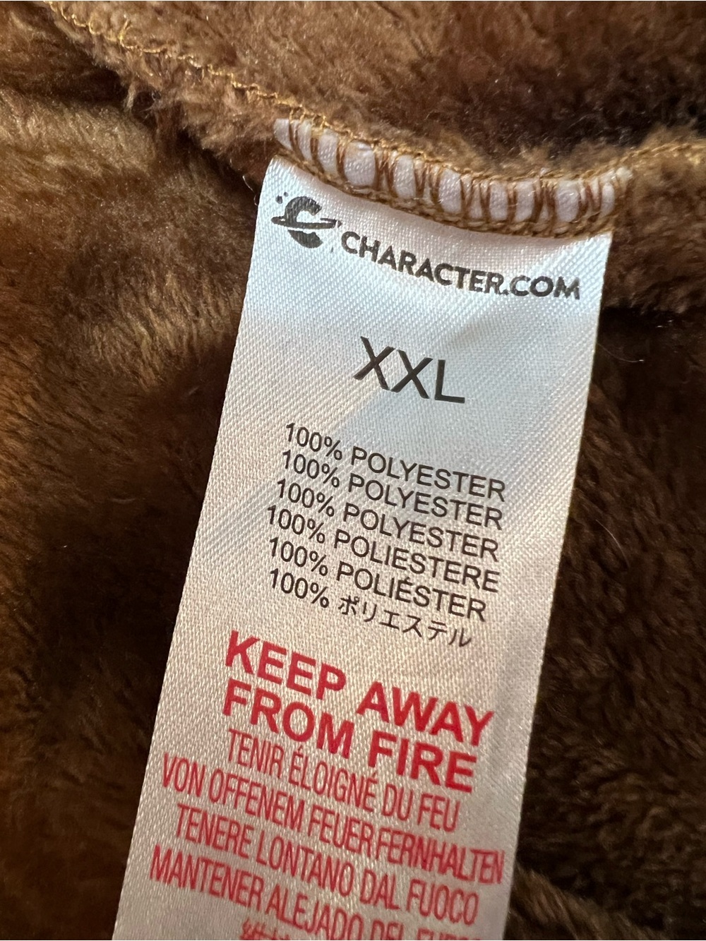 Star Wars Chewbacca Plush Adults Costume Bandolier Accent Onesie. Size XXL. - Picture 13 of 14